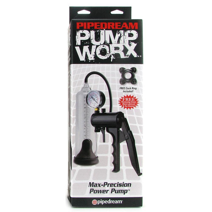 Max-Precision Power Pump in Black -  Sex Toys & Adult Toys | XtoySmart Canada