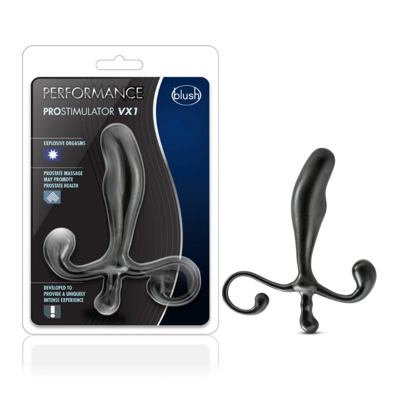 Blush® Performance Prostimulator VX1 黑色 5英寸 后庭肛塞