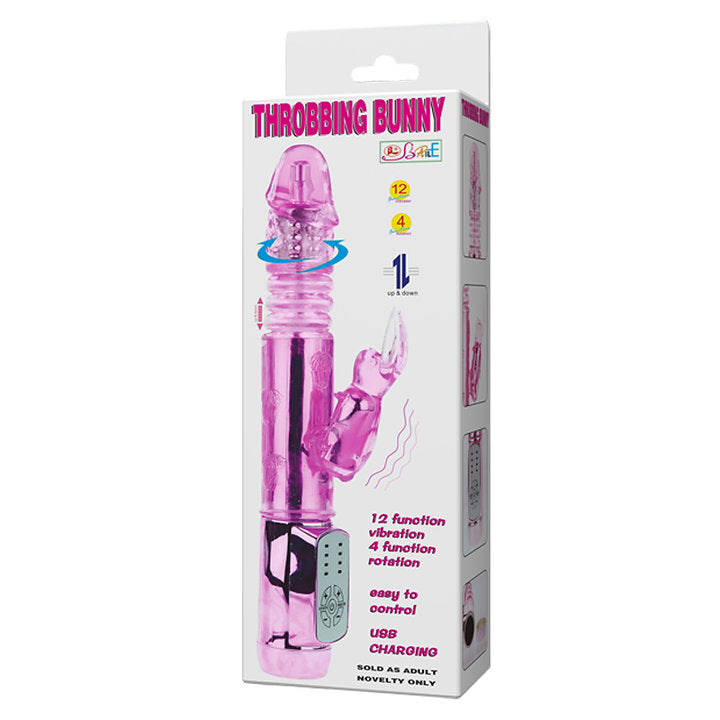 Baile Throbbing Bunny Stretchable Rabbit Vibrator USB Rechargeable -  Sex Toys & Adult Toys | XtoySmart Canada