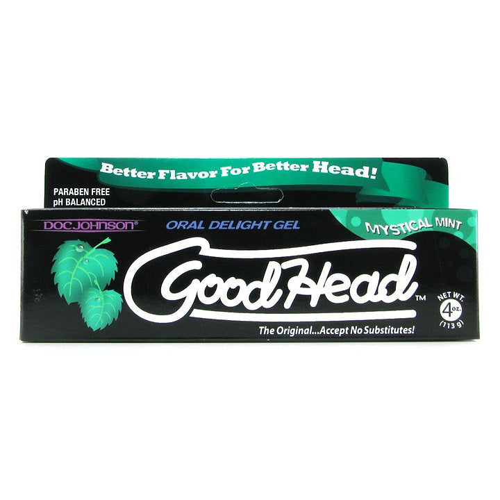 GoodHead Oral Delight Gel 4oz/113g in Mystical Mint -  Sex Toys & Adult Toys | XtoySmart Canada