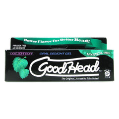 GoodHead Oral Delight Gel 4oz/113g in Mystical Mint -  Sex Toys & Adult Toys | XtoySmart Canada