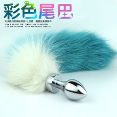 Dip Dye Foxes Tail Anal Butt Plug In Blue(Two Sizes Available) -  Sex Toys & Adult Toys | XtoySmart Canada