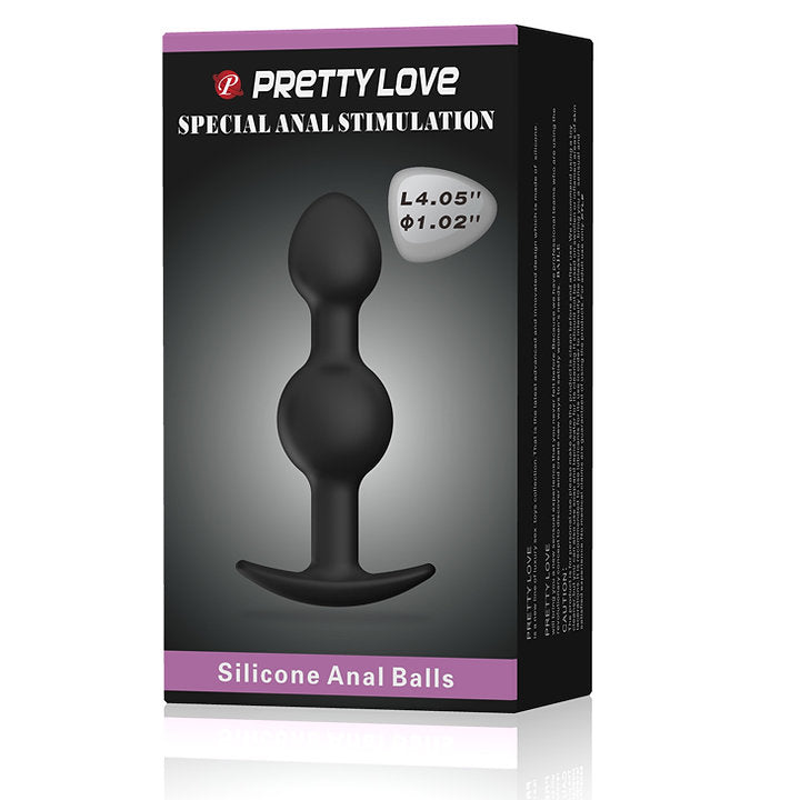 Prettylove Heavy Balls Silicone Butt Plug -  Sex Toys & Adult Toys | XtoySmart Canada