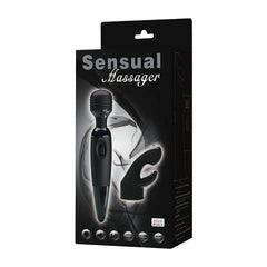 Sensual Massager Set in Black with Detachable Contoured Head -  Sex Toys & Adult Toys | XtoySmart Canada