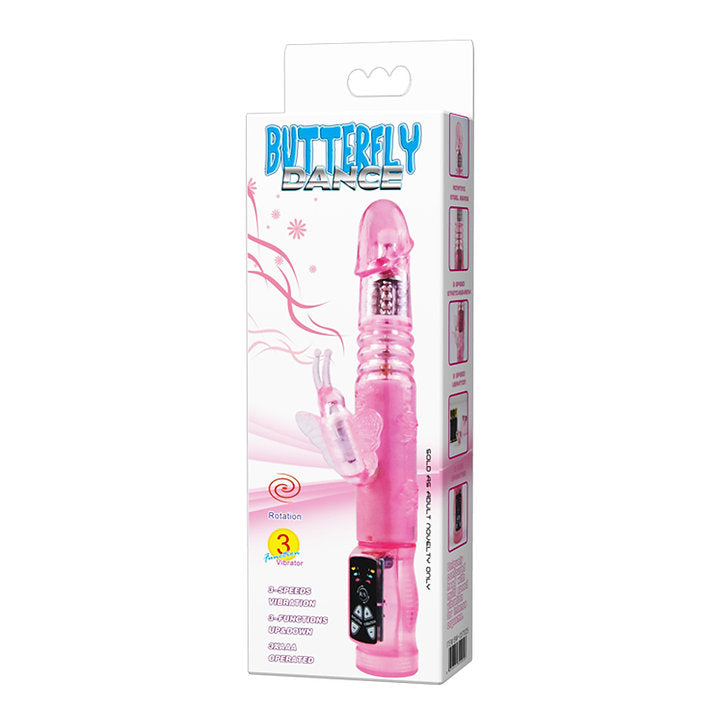 Baile Butterfly Dance Stretchable Rabbit Vibrator -  Sex Toys & Adult Toys | XtoySmart Canada