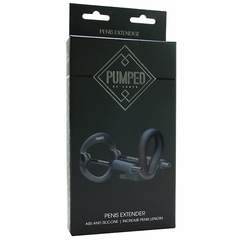 Pumped Penis Extender in Black -  Sex Toys & Adult Toys | XtoySmart Canada