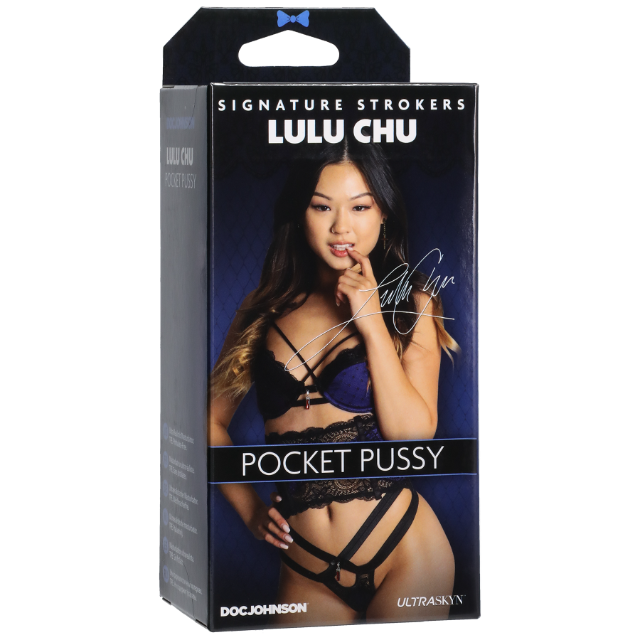 美国艳星Lulu Chu仿真尺寸口袋自慰器