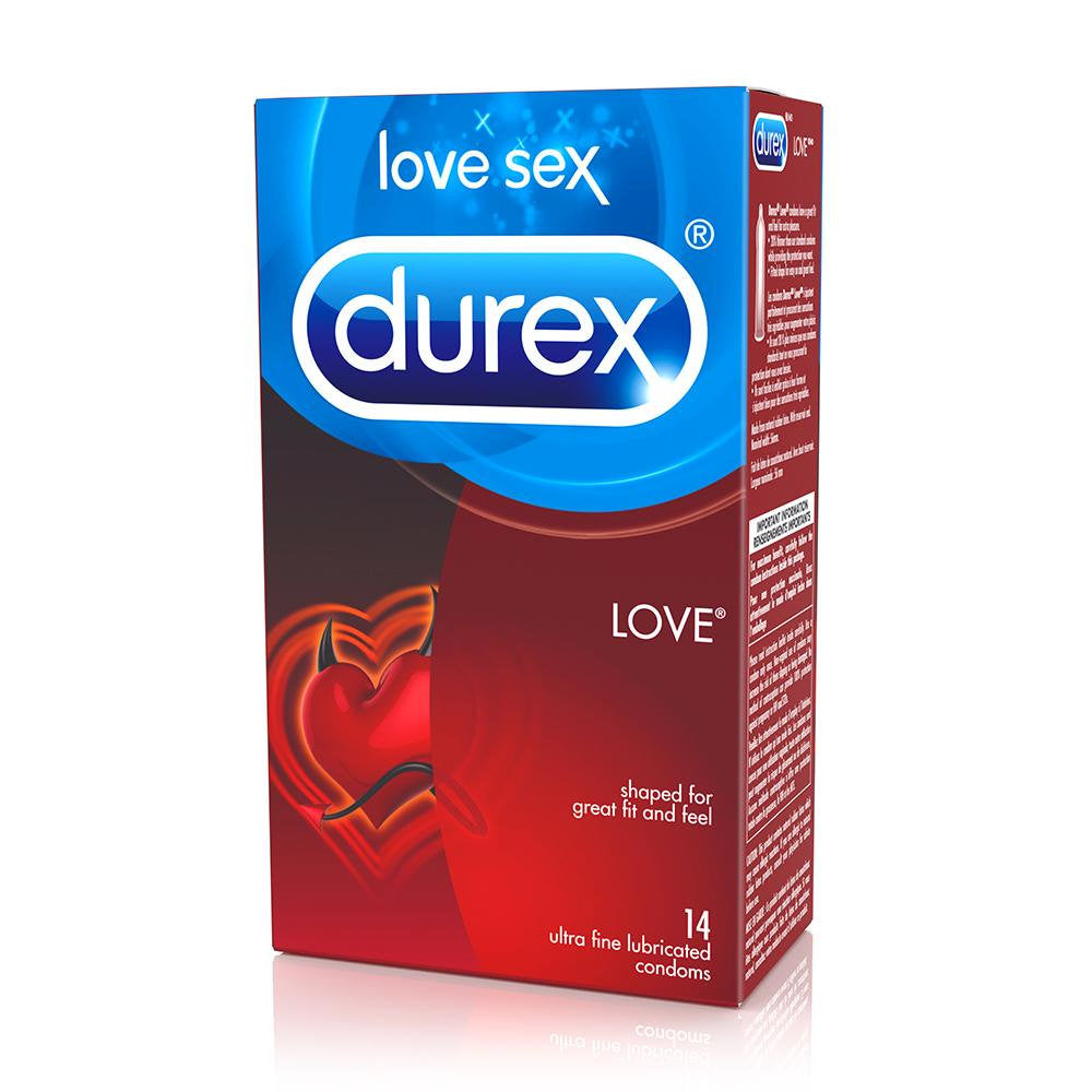 Love Lubricated Condoms in 14 Pack -  Sex Toys & Adult Toys | XtoySmart Canada