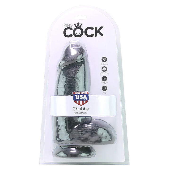 King Cock Chubby in Black -  Sex Toys & Adult Toys | XtoySmart Canada