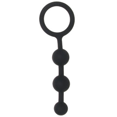 All About Anal 3-Bead Silicone Anal Beads – Black