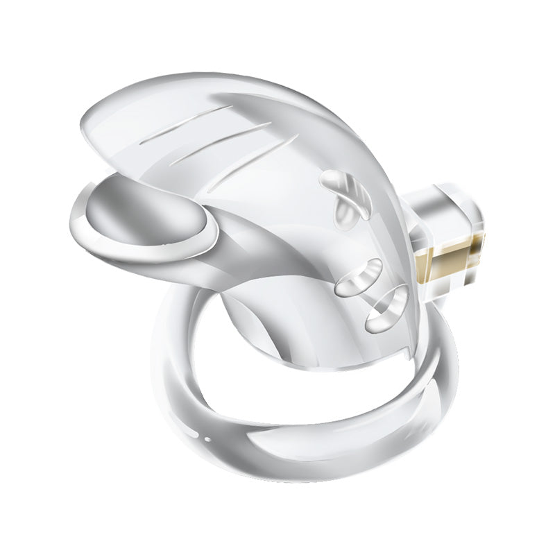 Adjustable Chastity Cage with 3 Rings