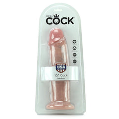 King Cock 10" Dildo in Flesh -  Sex Toys & Adult Toys | XtoySmart Canada