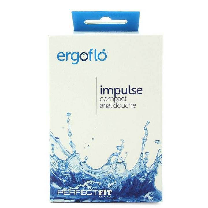 Ergoflo Impulse Compact Anal Douche in Black -  Sex Toys & Adult Toys | XtoySmart Canada