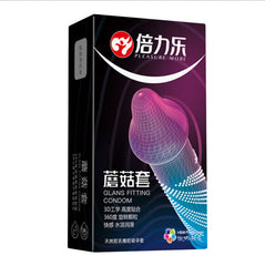 倍力乐 360° Rotating Dots Fitting Condoms in 10 Pack -  Sex Toys & Adult Toys | XtoySmart Canada