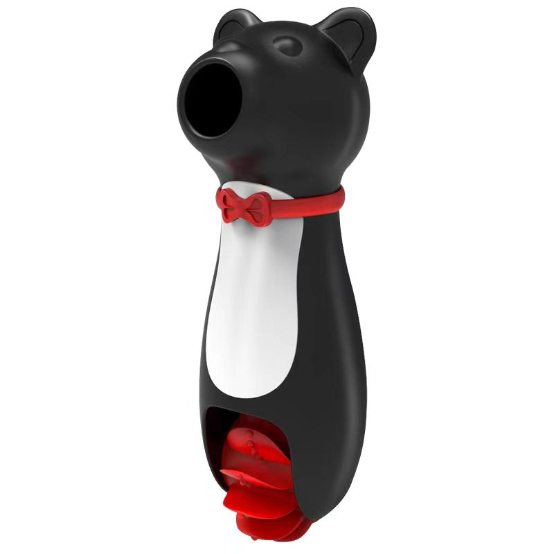 Funny Bear Female 2-1 Licking & Sucking Message Wand -  Sex Toys & Adult Toys | XtoySmart Canada