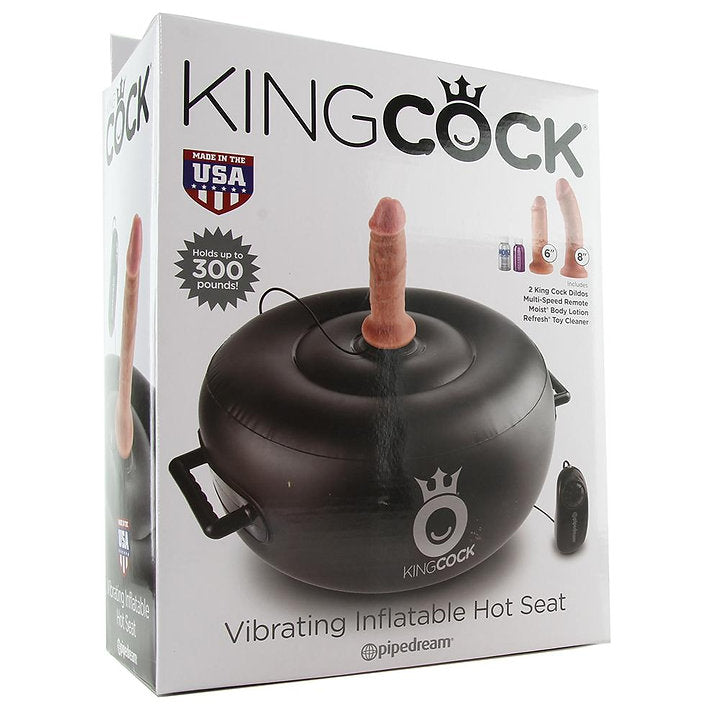 King Cock Vibrating Inflatable Hot Seat -  Sex Toys & Adult Toys | XtoySmart Canada