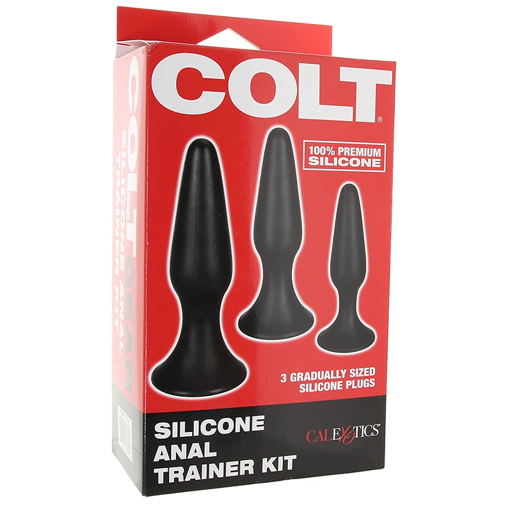 Colt Silicone Anal Trainer Kit in Black -  Sex Toys & Adult Toys | XtoySmart Canada