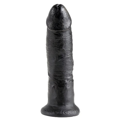 King Cock 10 Inch Cock with Balls in Black