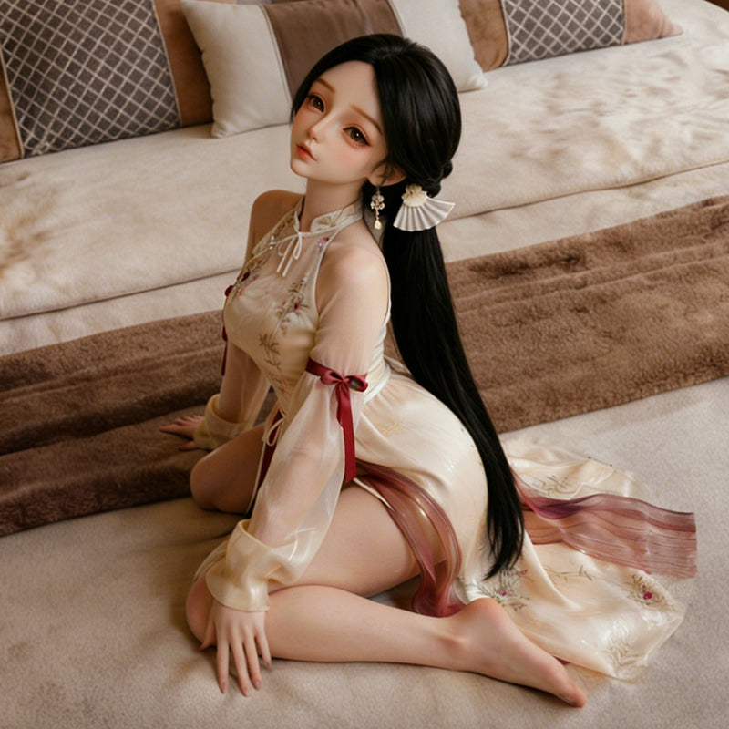 80cm TPE Anime Love Doll with Implanted Hair | Dual Channel