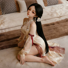 80cm TPE Anime Love Doll with Implanted Hair | Dual Channel