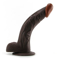 Real Skin Whoppers 8 Inch Dildo in Brown -  Sex Toys & Adult Toys | XtoySmart Canada