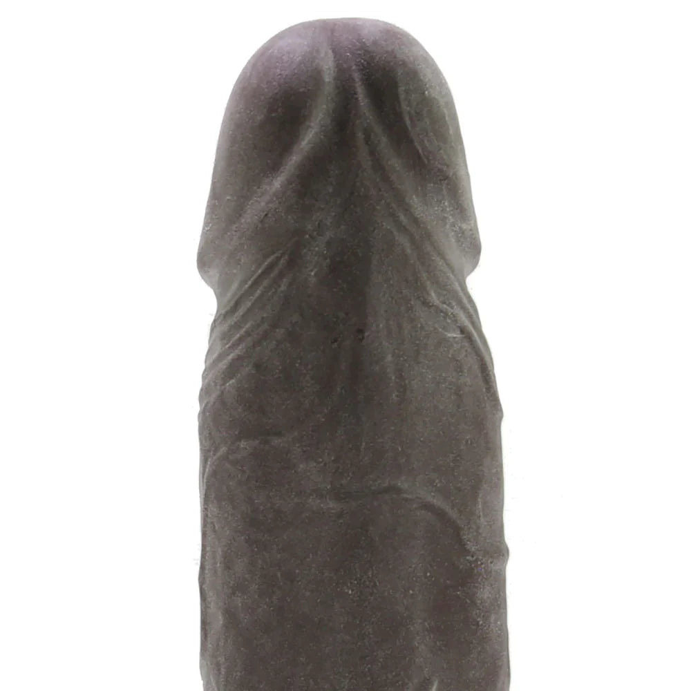 Real Cocks #2 Dual Layered 7 Inch Dildo in Dark Brown