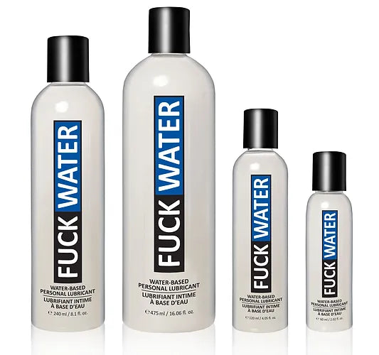 FuckWater Water Based Lubricant 4oz/120ml