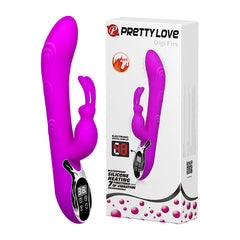 PrettyLove Digi Fire Rabbit Vibrator with Heating & Temperature Display🔥 -  Sex Toys & Adult Toys | XtoySmart Canada