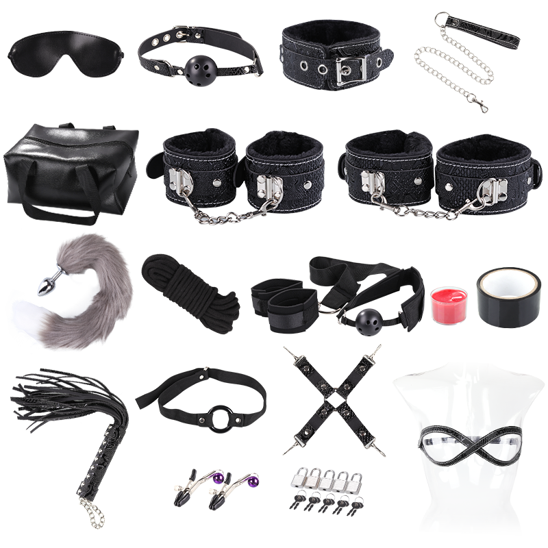 SM Bundle Bondage Suit 18 Piece Set