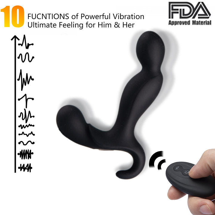 Wiggles Wireless Prostate Massager | 10 Vibration Modes | Waterproof XtoySmart Wiggles Wireless Prostate Massager | 10 Vibration Modes | Waterproof XtoySmart