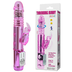 Baile Throbbing Bunny Stretchable Rabbit Vibrator USB Rechargeable -  Sex Toys & Adult Toys | XtoySmart Canada