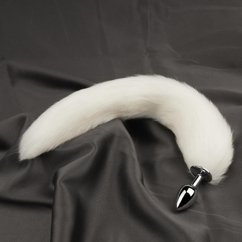 Fox Tail Cosplay Small Size Stainless Steel Butt Plug (Three Colors Available)