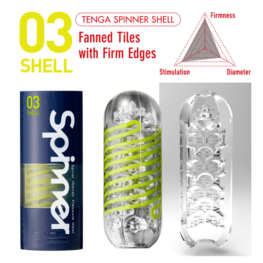 Tenga - Spinner - 03 Shell Masturbator