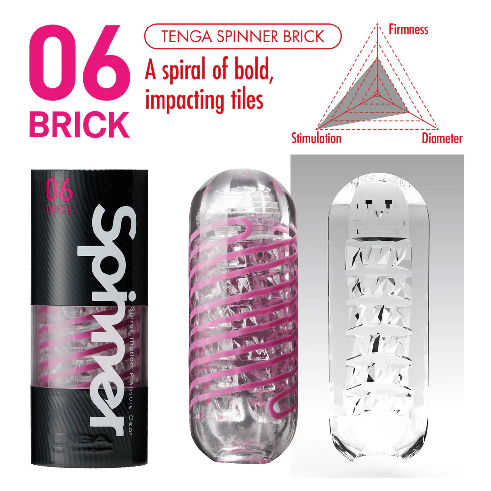 Tenga - Spinner - 06 Brick Masturbator