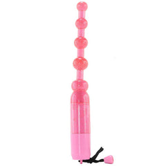 Waterproof Vibrating Pleasure Beads in Pink -  Sex Toys & Adult Toys | XtoySmart Canada