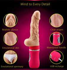 AILIGHTER Automatic Insertion Vibrator Realistic Dildo -  Sex Toys & Adult Toys | XtoySmart Canada