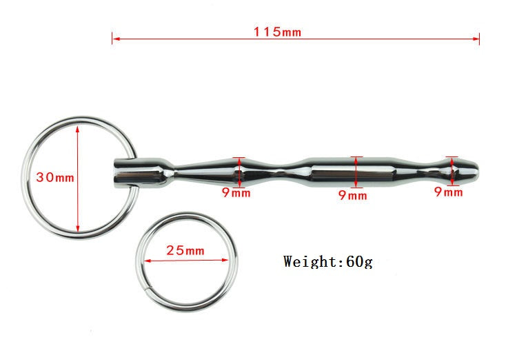 4.52 Inches Stainless Urethral Sounds Penis Plug