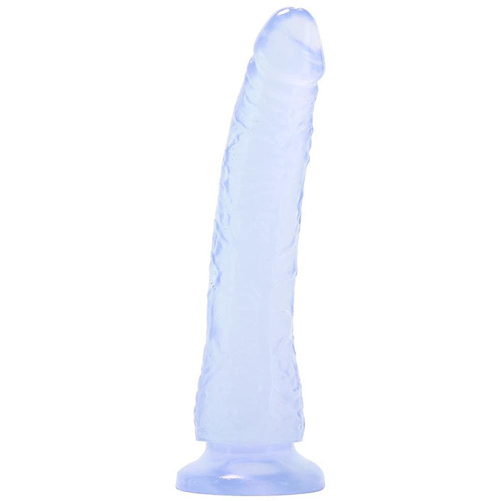 Basix Slim 7 Inch Dildo in Clear -  Sex Toys & Adult Toys | XtoySmart Canada