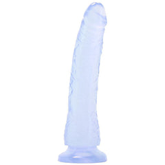 Basix Slim 7 Inch Dildo in Clear -  Sex Toys & Adult Toys | XtoySmart Canada