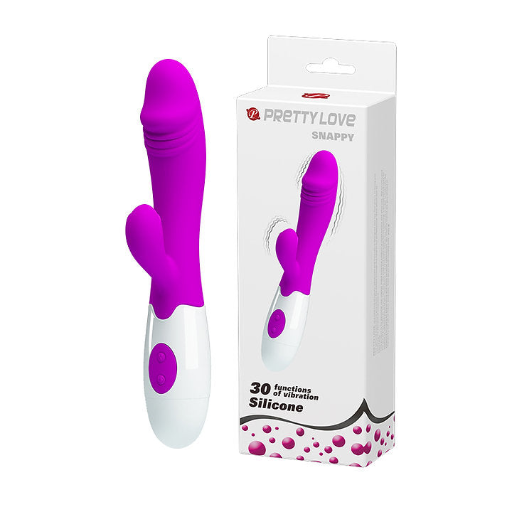 PrettyLove Snappy Rabbit Vibrator 30 Functions -  Sex Toys & Adult Toys | XtoySmart Canada