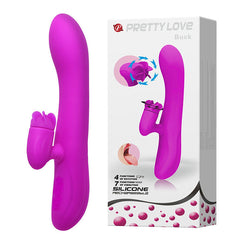 PrettyLove Buck Rechargeable Rabbit Vibrator -  Sex Toys & Adult Toys | XtoySmart Canada