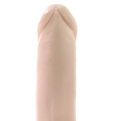 Basix 12 Inch Suction Base Dildo in Flesh