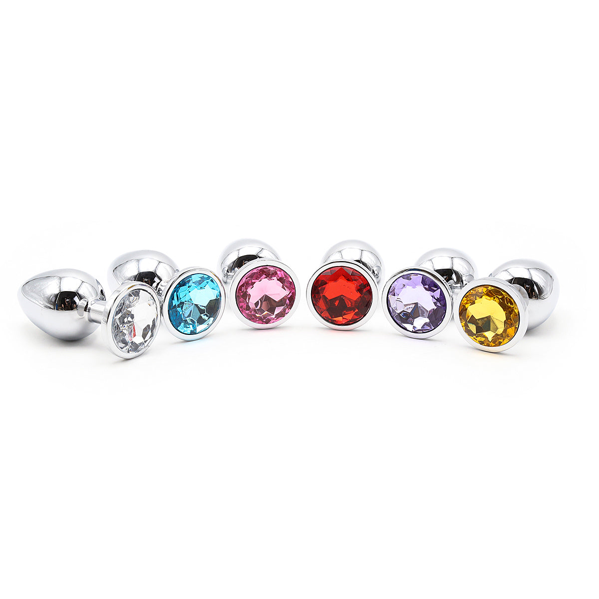 Small Size Stainless Metal Butt Plug(Six Colors Available)