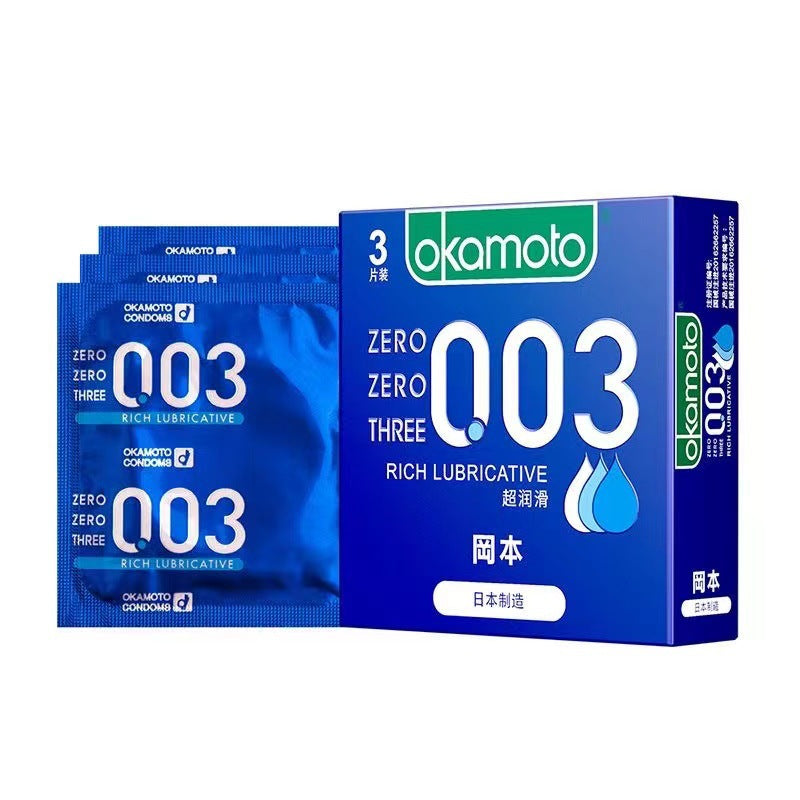 OKAMOTO 003 Condoms Rich Lubricative 3 Pack