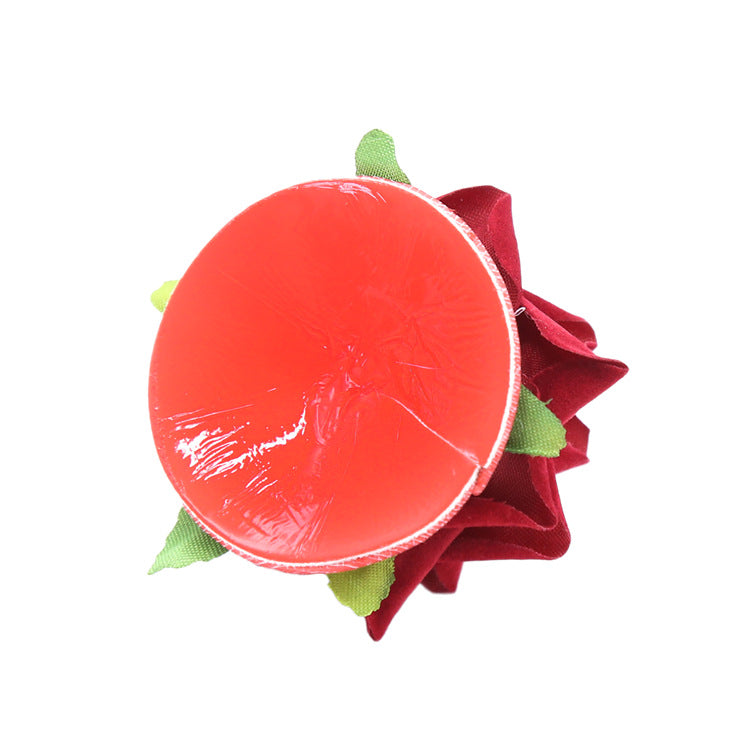 Reusable Silicone Red Rose Adhesive Nipple Cover