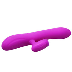 PrettyLove Derrick 2-1 Rechargeable Rabbit Vibrator with Licking & Vibrating Function -  Sex Toys & Adult Toys | XtoySmart Canada