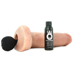 King Cock 8" Squirting Cock with Balls in Flesh -  Sex Toys & Adult Toys | XtoySmart Canada