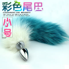 Dip Dye Foxes Tail Anal Butt Plug In Blue(Two Sizes Available) -  Sex Toys & Adult Toys | XtoySmart Canada