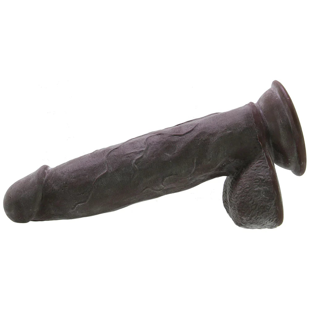 Real Cocks #7 Dual Layered 8.5 Inch Dildo in Dark Brown