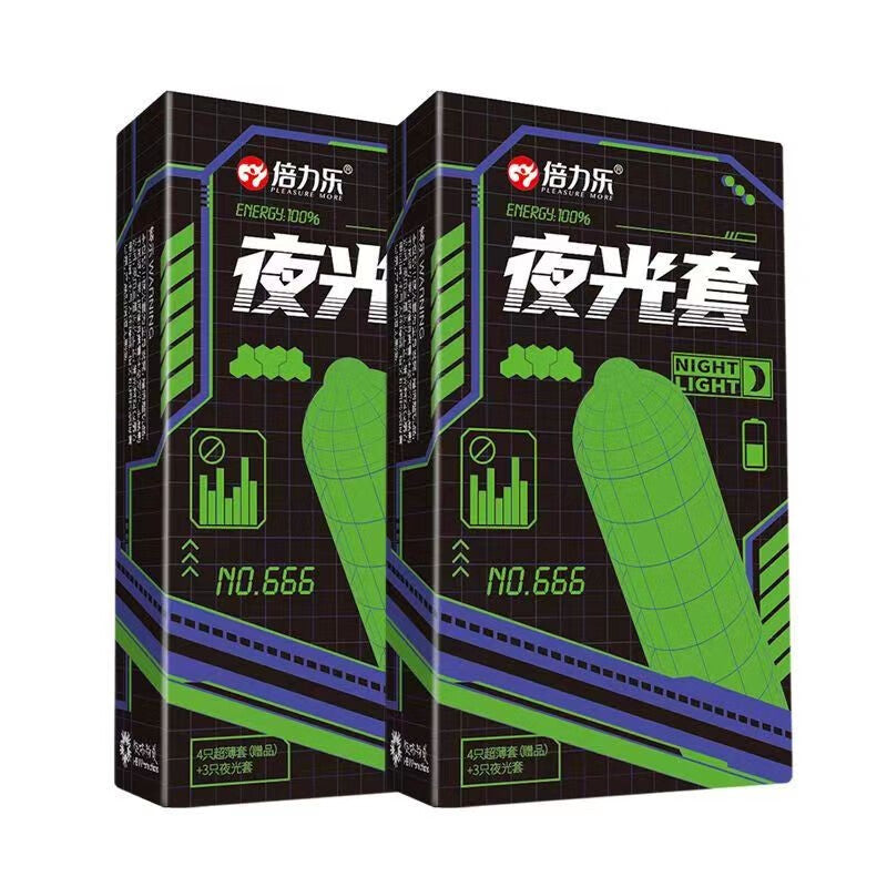 倍力乐Luminous Function Condoms in 7 Pack